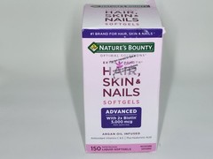 Nature’s Bounty Hair Skin & Nails Extra Strength 150 Count, EXP: OCTOBER 2026