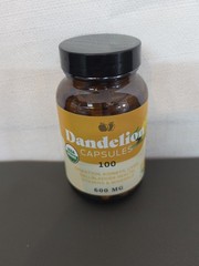 Pure Organic Dandelion Root Capsules – 530Mg Capsules 100 Pills Dried Dandeli…