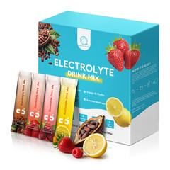 Electrolyte Complex Drink Mix Sugar Free Hydration Packets Mixed Flavor 16Sticks