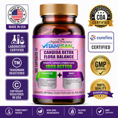 Candida Cleanse Complex Yeast Infection Treatment & Detox For Albicans