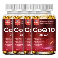 Antioxidant CoQ10 300mg Gummies Heart Health Support Energy Boost Q10 Vitamin
