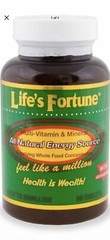 Life’s Fortune Multi Vitamin Mineral Natural Energy 90 Tab FREE fast Shipping
