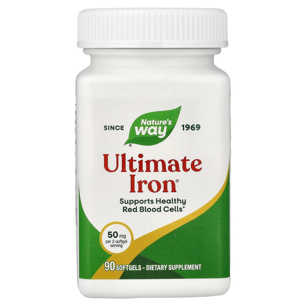 2 X Nature’s Way, Ultimate Iron�, 90 Softgels