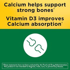 Nature Made Calcium 500mg Gummies with Vitamin D3 80 Count Bone Support