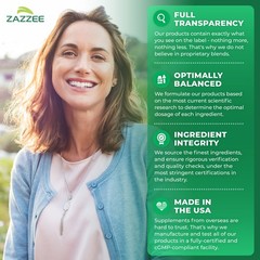 Zazzee Extra Strength Bilberry 20:1 Extract, 25% Anthocyanins, 5000 mg Strength