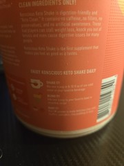 Konscious Keto Protein Shake 15 Servings Strawberry Cheesecake, Exp 12/2026