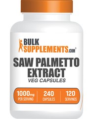 BulkSupplements Saw Palmetto Capsules – 1000mg Per Serving