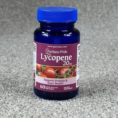 Puritan’s Pride Lycopene 20mg 60 Rapid Release Softgels Expires 06/2028