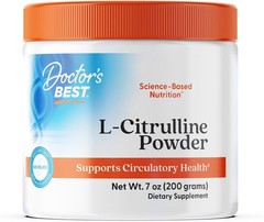 Doctor’s Best L-Citrulline, Non-GMO, Vegan, Gluten Free, Soy Free, 200g