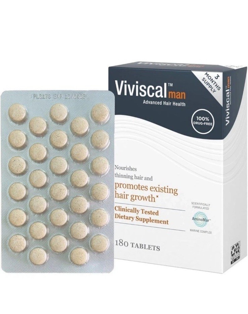 viscal Vi Men’s Hair Growth Supplements 180 Tablets – 3 Month Supply