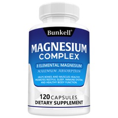 Advanced Magnesium Complex Supplement 8 Elemental Magnesium 1000mg – Maximum Abs
