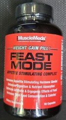 MuscleMeds Feast Mode Appetite Stimulating Complex 90 Capsules Sealed Exp 9/26