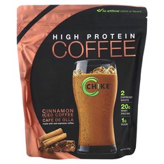 2 X Chike Nutrition, High Protein Iced Coffee, Cinnamon, 14.8 oz (420 g)