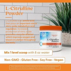Doctor’s Best L-Citrulline, Non-GMO, Vegan, Gluten Free, Soy Free, 200g
