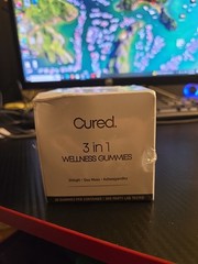 Cured 3 in 1 Wellness Gummies 30 Count, Shilajit, Sea Moss, Ashwagandha