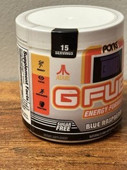 G FUEL Atari Pong Blue Raspberry Energy Formula 15 Servings EXP 05/2028 – SEALED