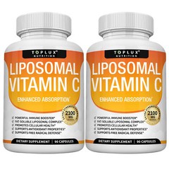 Toplux Nutrition Liposomal Vitamin 2100mg C – Supports Cell Health, Antioxidant