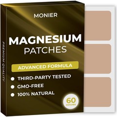 MONIER Magnesium Patches Pack of 60 100% Natural Patch for Women and Men wi…