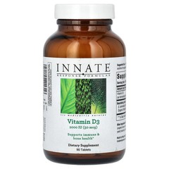 2 X Innate Response Formulas, Vitamin D3, 50 mcg (2000 IU), 90 Tablets