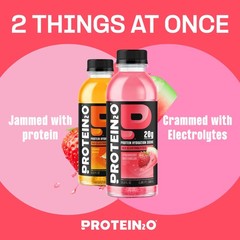 Protein2o 2-in-1 Clear Whey Protein & Electrolyte 16.9 Fl Oz (Pack of 12)