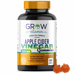 Viva Naturals- Organic Apple Cider Vinegar Gummies 60 ACV Great Tasting Gummies