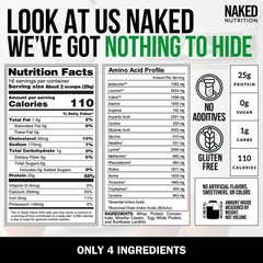 NAKED Protein Powder Blend – Egg, Whey and Casein 1 Pound (Pack of 1)