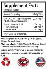 Appetite Suppressants – Chia Seed Oil 2000mg – Help You Sleep Dietary Pills 2B