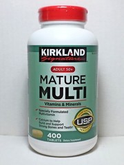 Kirkland Signature Mature Multi 400 Tablets *Adult 50+ Multi Vitamin & Mineral*