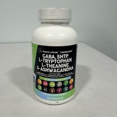 Clean Nutraceuticals GABA 5 HTP, All-in-1 Supplement, Mood Support, exp 3/27