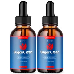 Pack) (2 Sugar Clean Blood Support Drops SugarClean Vitamin Supplement 30 Servs