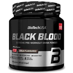 BIOTECH USA BLACK BLOOD CAF+300 GRAM – INTENSIVE PRE-WORKOUT ENERGY AND FOCUS