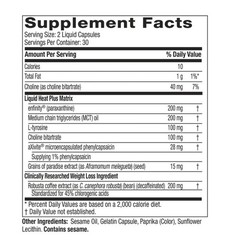 Hydroxycut Hardcore Liquid Heat Rapid-Release Liquid Capsules Weight Loss 60 Ct