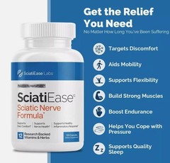 Pack 3 SciatiEase Labs Sciati Sciatic Ease Nerve Formula 120 Cap NEW ! Exp 2027