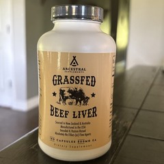Ancestral Supplements Grassfed Beef Liver – 180 Capsules
