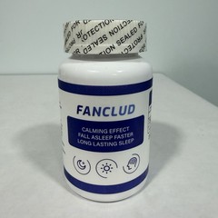 Fanclud Calming Supplement – Fall Asleep Faster, Magnesium Glycinate, Exp 6/2026