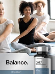 DHEA 100mg | 200 Capsules | Non-GMO, Gluten Free Supplement | By Horbaach