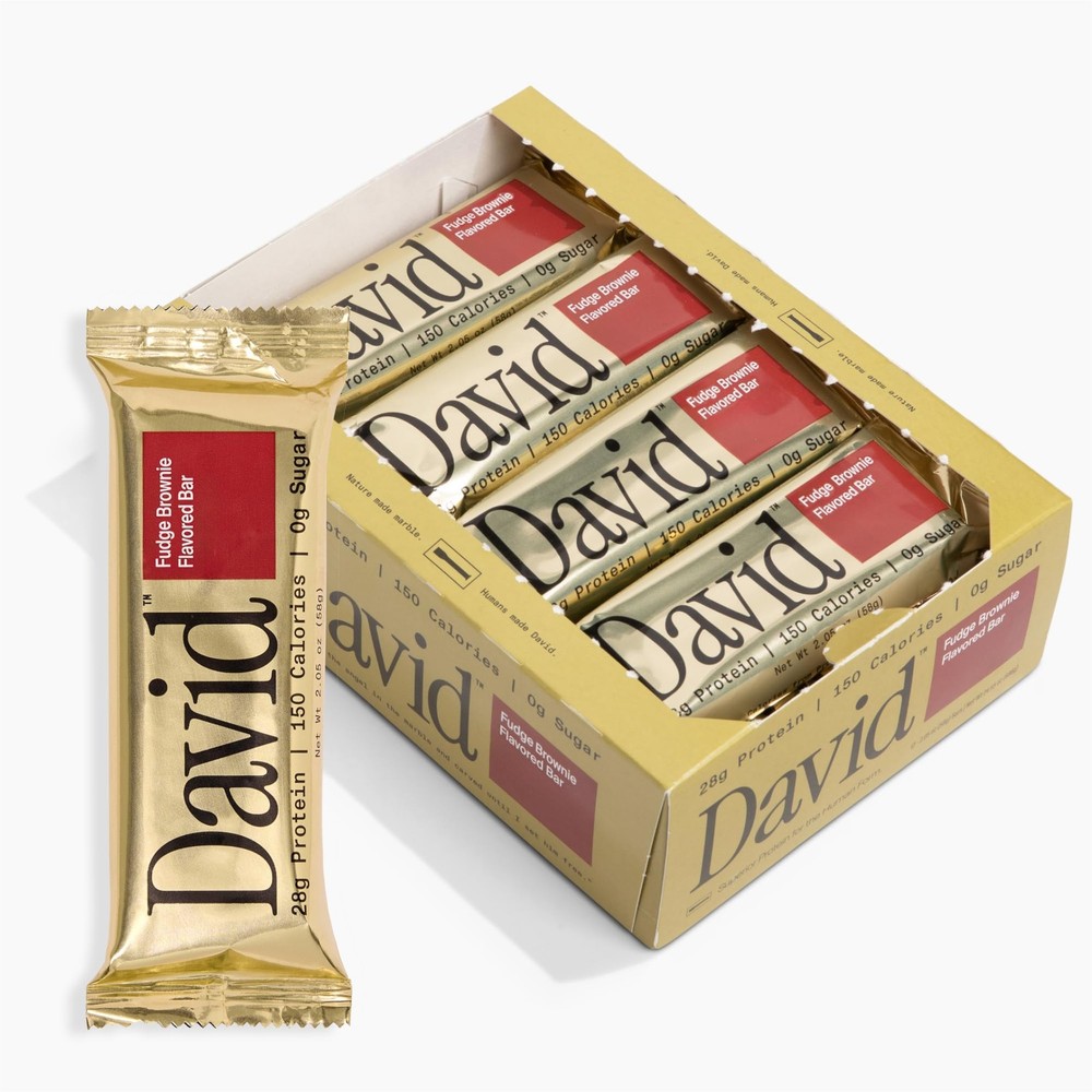 David High Protein Bars No Sugar – Sugar Free Protein Bars, Low Carb, Gluten