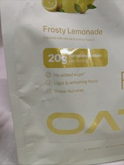 (2 Pack) Oath Nutrition Clear Whey Protein Powder Lemonade 21 Servings EXP 04/27