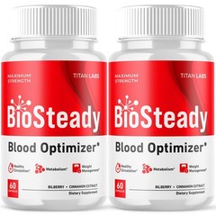 (2 Pack) BioSteady Advanced Blood Max Support Supplement Bio Steady 120 Capsules