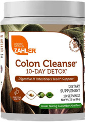 Zahler Colon Cleanse 10-Day Detox Cleanse ~ Cucumber Mint Flavor ~ Free Shipping