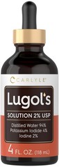 Carlyle Lugols Iodine 2 Percent | 4 fl oz (Pack of 1) | 4 Fl Oz