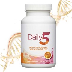 5 Pcs Doctors’ Preferred Daily5 90 Vegan Capsules , Dietary Supplement