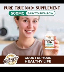 Caenciennes Liposomal NAD+ 500 MG Supplement True NAD Plus 60 Softgels Exp 4/28