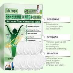 50% OFF Moringa Berberine x NAD+ 10-in-1 Advanced Nano Microneedle Patches New*