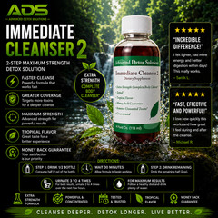 Immediate Cleanser 2 4oz | Fast Acting Formula | Same Day Shipping!