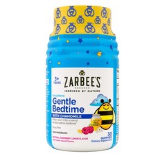 Zarbees Gentle Bedtime Gummies for Kids – Melatonin-Free Blend of Natural Hon…