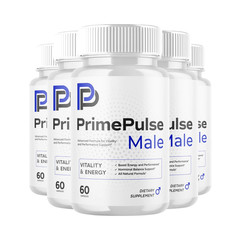 5-Pack Prime Pulse Capsules – PrimePulse Vitality & Energy Support -300 Capsules
