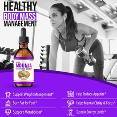 Mounja Burn Drops for Overall Wellness & Energy Supplement 60 ML (5 Pack)