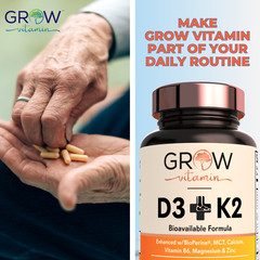 Vitamin K2 (MK7) with D3 10,000 IU Supplement, BioPerine Capsules, Immune Health