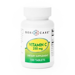 Vitamin C 250 MG Tablets 100 Count by Geri-Care for Immune System Support